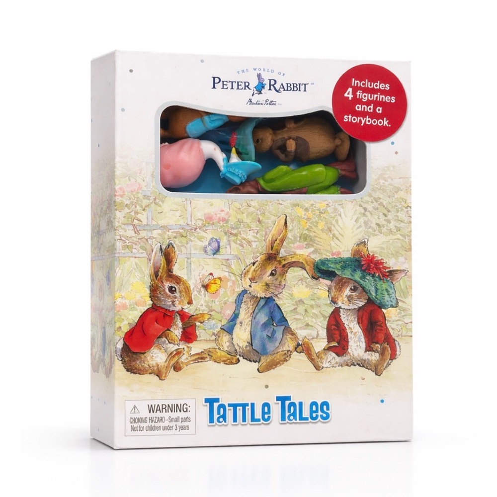 Peter Rabbit The World of Tattle Tales 4-Figurine Playset